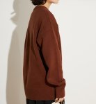 画像4: Unisex Crochet Sweater with K Logo & Smile Pullover　 ユニセックス 男女兼用Kロゴ＆スマイル編み込みセーター (4)