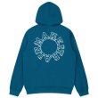 画像1: Unisex  personality hollow letter printing hooded Pullover　 ユニセックス 男女兼用サークルアルファベットロゴプリントフーディー パーカー (1)