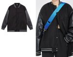画像5: mountain letter pattern BASEBALL JACKET baseball uniform jacket blouson  ユニセックス 男女兼用スマウンテンレタースタジアムジャンパー スタジャン MA-1 ボンバー ジャケット ブルゾン (5)