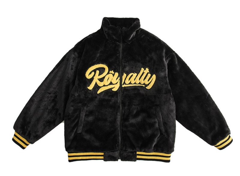 画像2:  Far smile embroidery BASEBALL JACKET baseball uniform jacket blouson  ユニセックス 男女兼用ビッグスマイル刺繍スタジアムジャンパー スタジャン MA-1 ボンバー ジャケット ブルゾン (2)