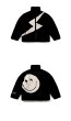 画像13: Lightning＆ Smiley Lamb Wool Jacket coat  男女兼用ユニセックス ライトニング＆スマイルファー ジャケット コート (13)