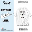 画像5:  Unisex JUST DO IT Later doze snoopy Print T-shirt　ユニセックス 男女兼用JUST DO IT スヌーピープリント 半袖 Tシャツ (5)