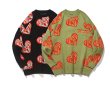 画像5: Unisex letter love sweater Pullover　 ユニセックス 男女兼用ハート＆レター編み込みセーター (5)