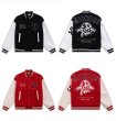 画像6: Number 58 & back embroidery BASEBALL JACKET baseball uniform jacket blouson  ユニセックス 男女兼用刺繍ナンバー58＆バック刺繍 スタジアムジャンパー スタジャン MA-1 ボンバー ジャケット ブルゾン (6)