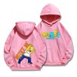 画像6: men's Simpsons long-sleeved Hoodie Parker sweater shirt　ユニセックス男女兼用シンプソンプリントフーディーパーカー　スウェット (6)