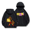 画像1: men's Simpsons long-sleeved Hoodie Parker sweater shirt　ユニセックス男女兼用シンプソンプリントフーディーパーカー　スウェット (1)