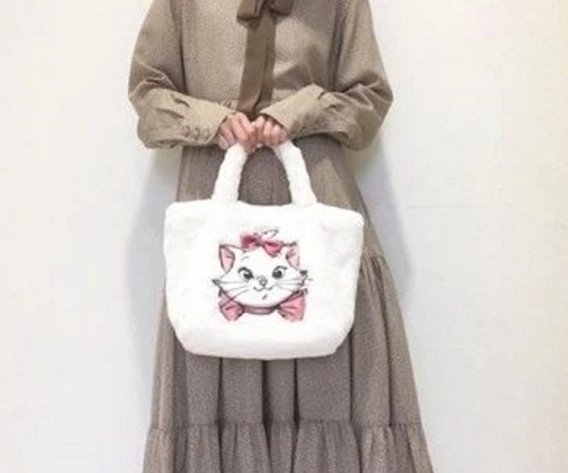 画像3: Marie fur tote bag ファー マリー マリーちゃん トート バッグ (3)
