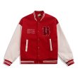 画像3: Number 58 & back embroidery BASEBALL JACKET baseball uniform jacket blouson  ユニセックス 男女兼用刺繍ナンバー58＆バック刺繍 スタジアムジャンパー スタジャン MA-1 ボンバー ジャケット ブルゾン (3)