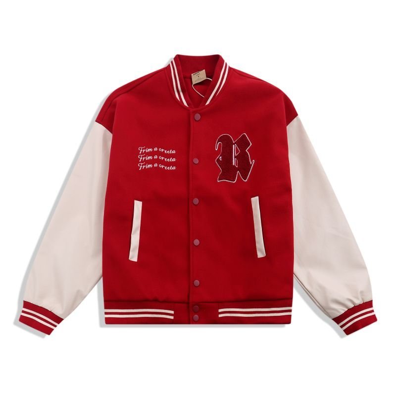 画像3: Number 58 & back embroidery BASEBALL JACKET baseball uniform jacket blouson  ユニセックス 男女兼用刺繍ナンバー58&バック刺繍 スタジアムジャンパー スタジャン MA-1 ボンバー ジャケット ブルゾン (3)