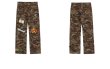 画像4: Unisex camouflage embroidered straight casual pants trousers 　男女兼用ユニセックス カモフラージュ刺繍 ストレートカジュアルパンツ ジーンズ (4)