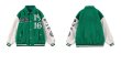 画像5: 1969 high street embroidery BASEBALL JACKET baseball uniform jacket blouson  ユニセックス 男女兼用1969刺繍 スタジアムジャンパー スタジャン MA-1 ボンバー ジャケット ブルゾン (5)