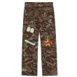 画像2: Unisex camouflage embroidered straight casual pants trousers 　男女兼用ユニセックス カモフラージュ刺繍 ストレートカジュアルパンツ ジーンズ (2)