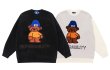 画像3: Unisex Bear Crew Neck SweaterPullover　 ユニセックス 男女兼用ベア熊&super bilty編み込みセーター (3)