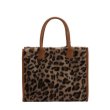 画像2: leopard Cow pattern print plush handbag tote bag　ヒョウ柄レオパード カウ柄トートバッグ (2)