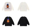 画像4: Unisex Bear Crew Neck SweaterPullover　 ユニセックス 男女兼用ベア熊&super bilty編み込みセーター (4)