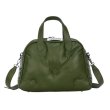 画像5: soft leatherBoston pillow shoulder  tote bag　ソフトレザーピローボストントートショルダーバッグ (5)