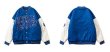 画像3: Star pattern battle & vibess logo embroidery BASEBALL JACKET baseball uniform jacket blouson  ユニセックス 男女兼用スター柄battle&vibessロゴ刺繍スタジアムジャンパー スタジャン MA-1 ボンバー ジャケット ブルゾン (3)