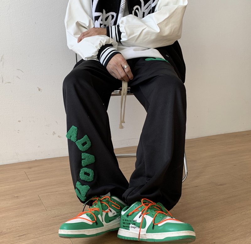 画像3: Unisex Circle alphabet logo sweat Pants 　男女兼用ユニセックス サークルアルファベットスウェットパンツ (3)
