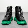 画像5: Men's  Leather Green Bottom Lace-up Martin boots　メンズグリーンボトムレースアップマーティンブーツ (5)