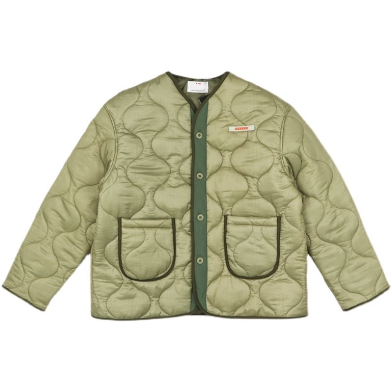 画像3: sequined letter quilted cotton-padded jacket coat blouson   ユニセックス 男女兼用スパンコールレターキルティングジャケットコート ブルゾン (3)