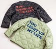 画像9: sequined letter quilted cotton-padded jacket coat blouson   ユニセックス 男女兼用スパンコールレターキルティングジャケットコート ブルゾン (9)