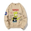 画像3: Nasa x SpongeBob Simpsons round neck sweater pullover   ユニセックス 男女兼用 ナサ×スポンジボブ シンプソンズ プルオーバー トレーナー (3)