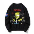 画像2: Nasa x SpongeBob Simpsons round neck sweater pullover   ユニセックス 男女兼用 ナサ×スポンジボブ シンプソンズ プルオーバー トレーナー (2)