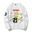 画像4: Nasa x SpongeBob Simpsons round neck sweater pullover   ユニセックス 男女兼用 ナサ×スポンジボブ シンプソンズ プルオーバー トレーナー (4)