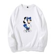 画像4:  NY Mickey Mouse Print Sweatshirt round neck sweater pullover   ユニセックス 男女兼用NYミッキー ミッキーマウスプルオーバー トレーナー (4)