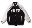 画像4: contrast color stitchingBASEBALL JACKET baseball uniform jacket blouson  ユニセックス 男女兼用コントラストカラーステッチ刺繍スタジアムジャンパー スタジャン MA-1 ボンバー ジャケット ブルゾン (4)