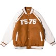 画像5: contrast color stitchingBASEBALL JACKET baseball uniform jacket blouson  ユニセックス 男女兼用コントラストカラーステッチ刺繍スタジアムジャンパー スタジャン MA-1 ボンバー ジャケット ブルゾン (5)