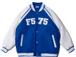 画像1: contrast color stitchingBASEBALL JACKET baseball uniform jacket blouson  ユニセックス 男女兼用コントラストカラーステッチ刺繍スタジアムジャンパー スタジャン MA-1 ボンバー ジャケット ブルゾン (1)