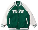 画像3: contrast color stitchingBASEBALL JACKET baseball uniform jacket blouson  ユニセックス 男女兼用コントラストカラーステッチ刺繍スタジアムジャンパー スタジャン MA-1 ボンバー ジャケット ブルゾン (3)