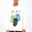 画像5: Unisex NAGRI Mask print Crew Neck sweatshirt Pullover　 ユニセックス 男女兼用NAGRIマスクプリントスウェット トレーナー (5)