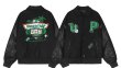 画像3: Casino UP logo embroidery BASEBALL JACKET baseball uniform jacket blouson  ユニセックス 男女兼用カジノUPロゴ刺繍スタジアムジャンパー スタジャン MA-1 ボンバー ジャケット ブルゾン (3)