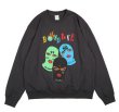 画像1: Unisex NAGRI Mask print Crew Neck sweatshirt Pullover　 ユニセックス 男女兼用NAGRIマスクプリントスウェット トレーナー (1)