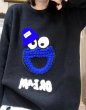 画像4: Women's Sesame street sweater Long Sleeve Sweater  Pullover　セサミストリートセーター プルオーバー  (4)