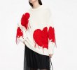 画像3: Women's Love tassel sweater Long Sleeve Sweater  Pullover　ラブハートタッセルセーター プルオーバー  (3)
