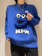 画像3: Women's Sesame street sweater Long Sleeve Sweater  Pullover　セサミストリートセーター プルオーバー  (3)