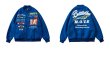 画像4: MOVE emblem BASEBALL JACKET baseball uniform jacket blouson  ユニセックス 男女兼用MOVEレーシングエンブレム刺繍 スタジアムジャンパー スタジャン MA-1 ボンバー ジャケット ブルゾン (4)