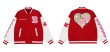 画像5: Broken Heart & Band Aid embroidery BASEBALL JACKET baseball uniform jacket blouson  ユニセックス 男女兼用ブロークンハート＆バンドエイド刺繍スタジアムジャンパー スタジャン MA-1 ボンバー ジャケット ブルゾン (5)