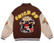 画像10: Little gang hip hop sukajan embroidery BASEBALL JACKET baseball uniform jacket blouson  ユニセックス 男女兼用ちびっこギャングヒップホップ刺繍スタジアムジャンパー スタジャン MA-1 ボンバー ジャケット ブルゾン (10)