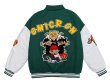 画像2: Little gang hip hop sukajan embroidery BASEBALL JACKET baseball uniform jacket blouson  ユニセックス 男女兼用ちびっこギャングヒップホップ刺繍スタジアムジャンパー スタジャン MA-1 ボンバー ジャケット ブルゾン (2)
