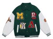 画像8: Little gang hip hop sukajan embroidery BASEBALL JACKET baseball uniform jacket blouson  ユニセックス 男女兼用ちびっこギャングヒップホップ刺繍スタジアムジャンパー スタジャン MA-1 ボンバー ジャケット ブルゾン (8)
