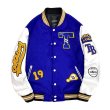 画像2: MLBNY BASEBALL JACKET baseball uniform jacket blouson  ユニセックス 男女兼用MLBNYニューヨークヤンキーススタジアムジャンパー スタジャン MA-1 ボンバー ジャケット ブルゾン (2)