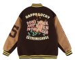 画像3: NASA emblem BASEBALL JACKET baseball uniform jacket blouson  ユニセックス 男女兼用NASAナサハッピーラッキースタジアムジャンパー スタジャン MA-1 ボンバー ジャケット ブルゾン (3)