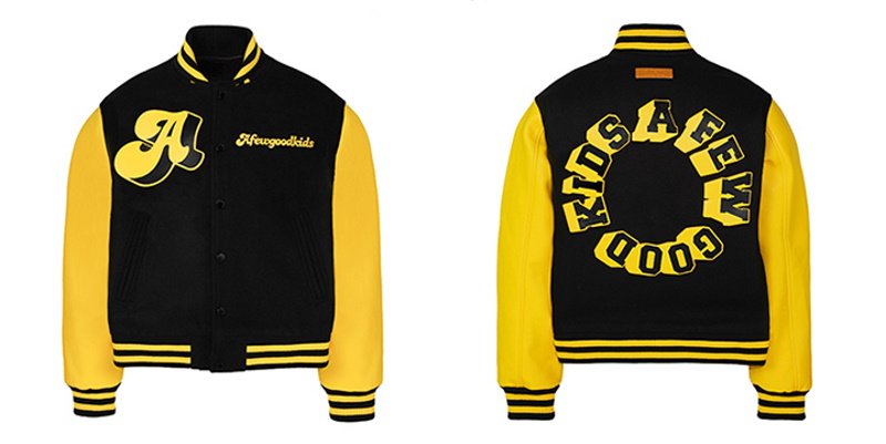 画像3: AFGK Three-dimensional circle logo embroidery BASEBALL JACKET baseball uniform jacket blouson  ユニセックス 男女兼用AFGK 3Dサークルロゴスタジアムジャンパー スタジャン MA-1 ボンバー ジャケット ブルゾン (3)