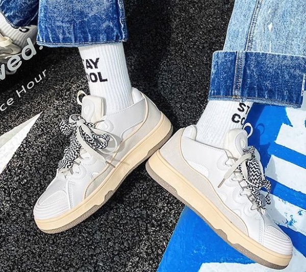 画像13: Curb Sneaker  shoes 　ユニセックス男女兼用 レースアップ カーブスニーカー カジュアル シューズ (13)