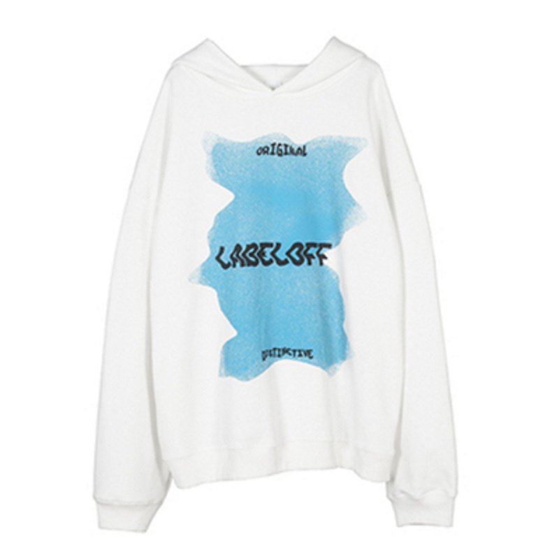 画像2: Unisex LABELOFF print hoodie  ユニセックス男女兼用 LABELOFFプリントフーディー スウェット パーカー (2)