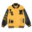 画像6: LA print BASEBALL JACKET baseball uniform jacket blouson  ユニセックス 男女兼用LAプリントスタジアムジャンパー スタジャン MA-1 ボンバー ジャケット ブルゾン (6)